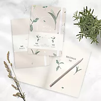 Notatbok BURDE Deluxe A5 floral
