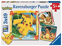 Puslespill 3x49 Pikachu