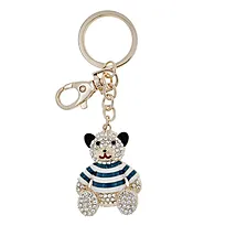 Nøkkelring bag charm bamse