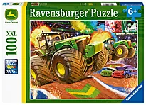 Puslespill 100 John Deere Store hjul