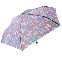 Paraply Eco Chic sommerfugler lilla