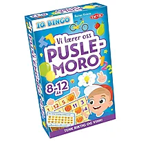 Vi lærer oss puslemoro IQ Bingo