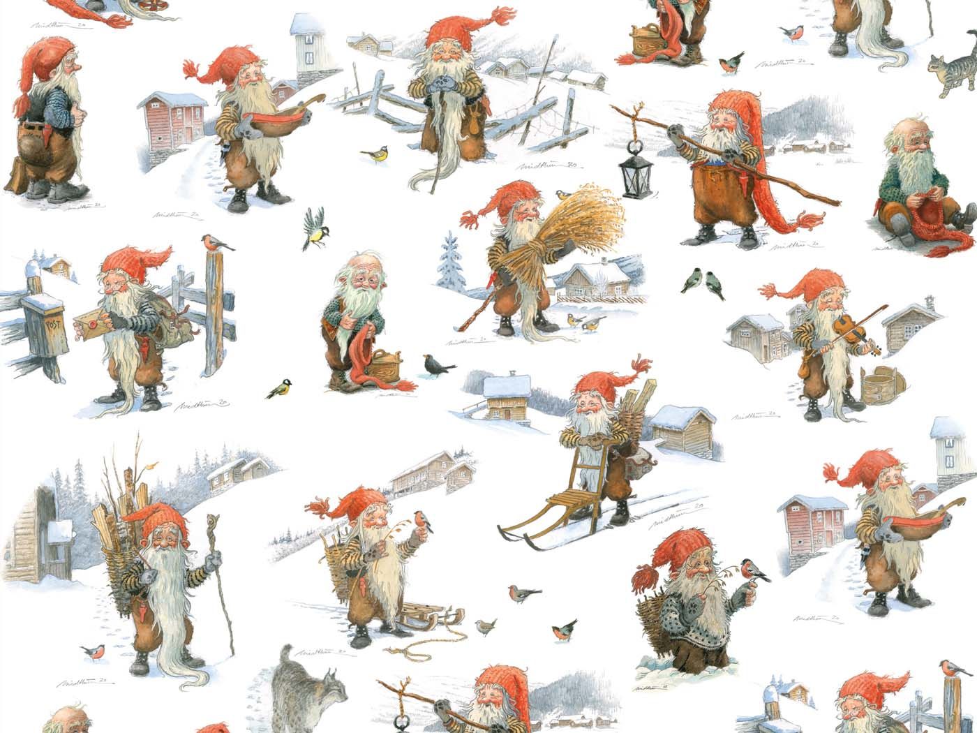 Julepapir Midthun Klassisk 0,7x5m