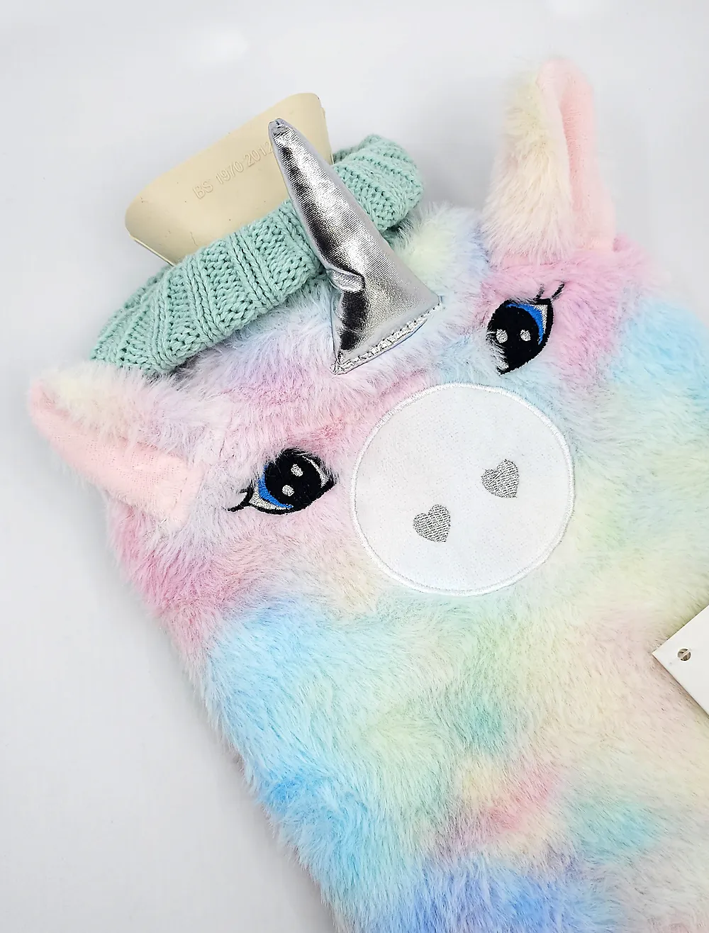 Varmeflaske ARK unicorn pastell/sølv