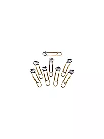 Binders Notis stor 10 cm 8 pk gull