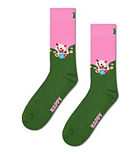 Sokker Happy Socks Kitten And Flowers