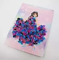 Tekstilkunst prinsesser 1 stk