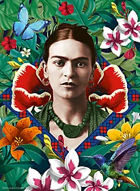Puslespill 500 Frida Kahlo: Blomstrende