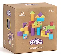 Byggeklosser i tre Fantus 30 deler