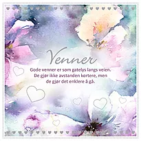 Kort doble Venner