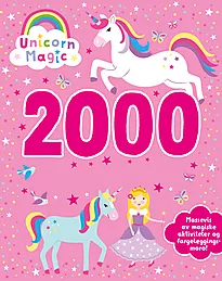 Aktivitetsbok enhjørning m/2000 stickers