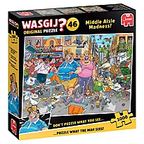 Puslespill 1000 Wasgij Middle Aisle Mad
