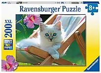 Puslespill 200 Katt i solstol