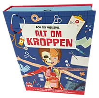 Bok og puslespill- Kroppen(210x)