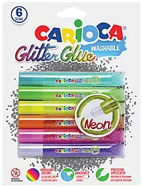 Glitterlim Carioca 6 stk