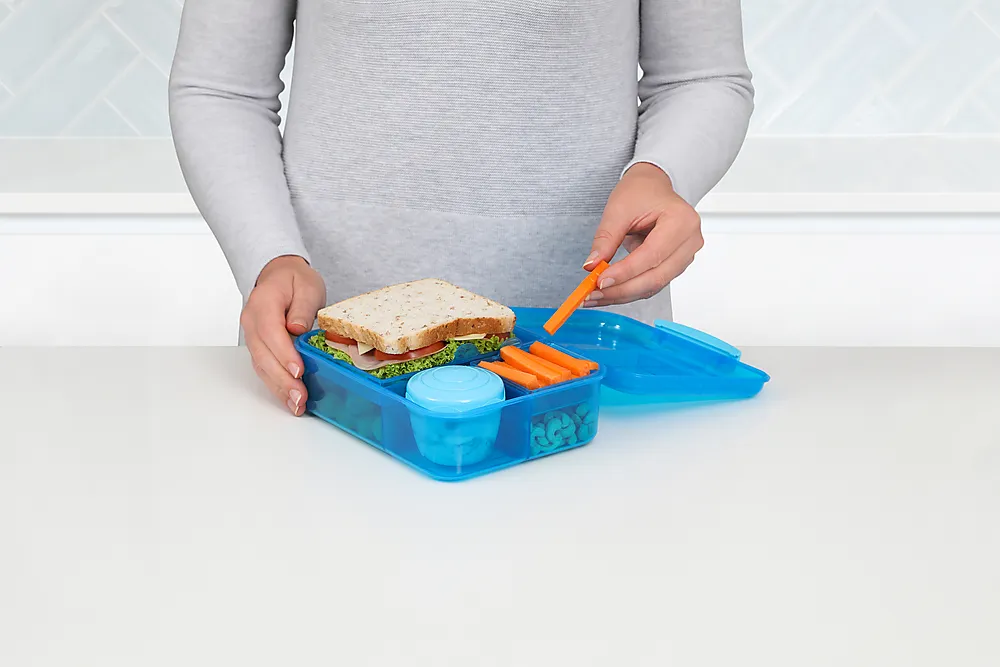 Matboks Bento 1,65l blå