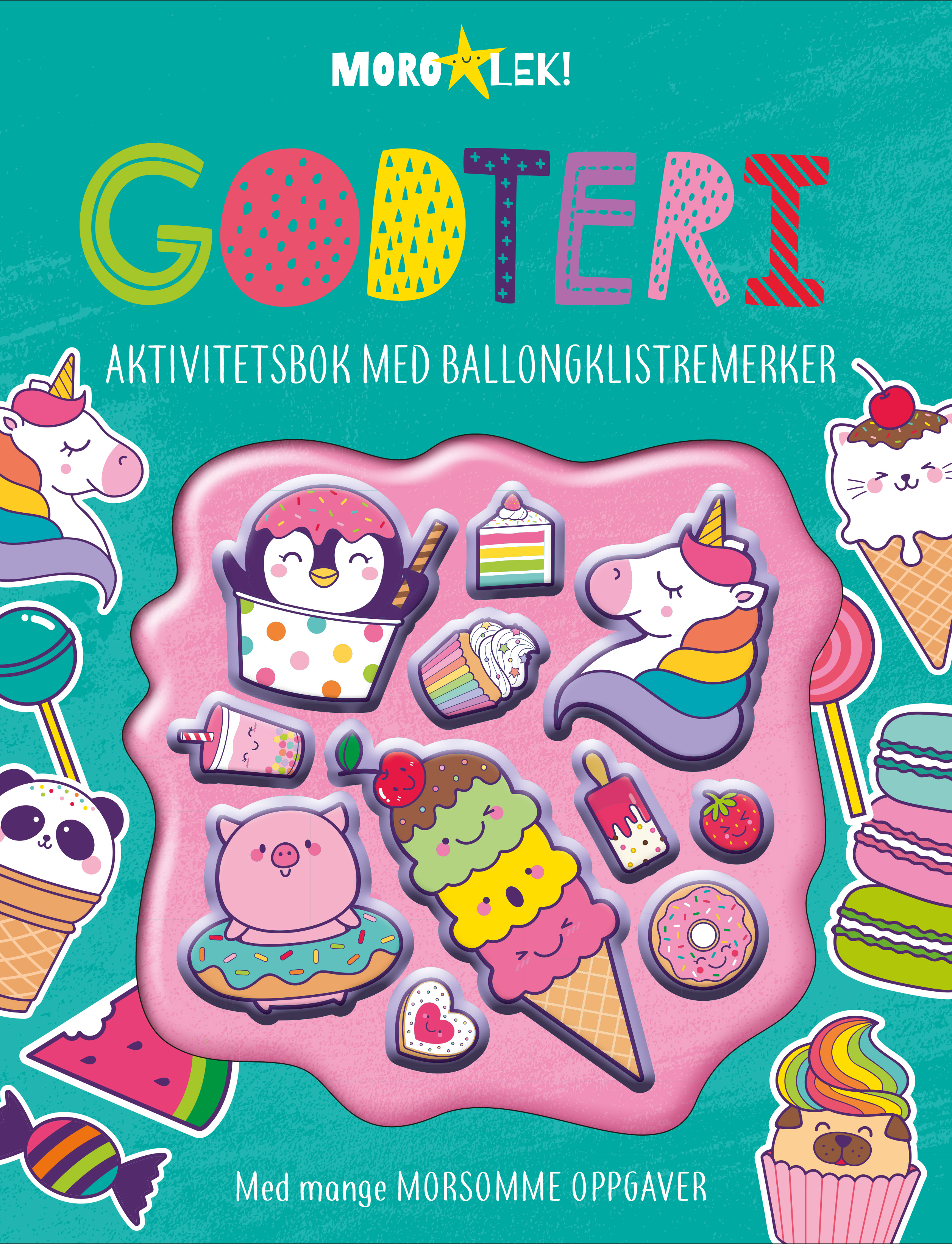 Aktivitetsbok godteri m/boblestickers