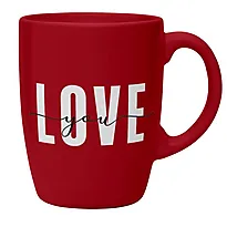 Krus valentine love you rød