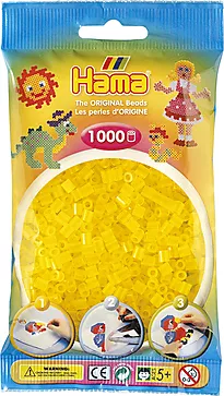 Perler Hama Midi 1000 stk gul klar