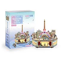 Puslespill 3D 159 Book Nook RomanceParis