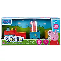Tog Peppa Gris Weebles dra leke