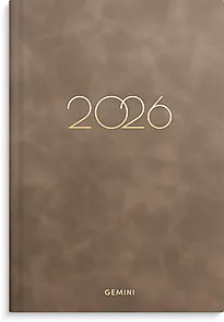 Lommekal GRIEG Gemini 2026 Colore brun