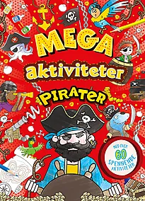 Aktivitetsbok pirater mega nøtter