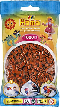 Perler Hama Midi 1000 stk rødbrun