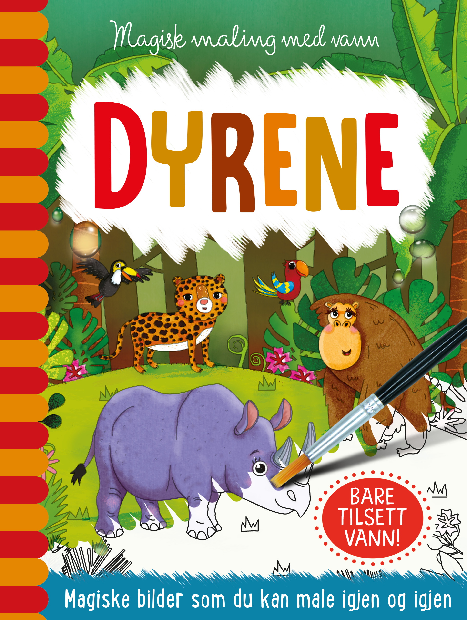 Magisk vannmaling Dyrene