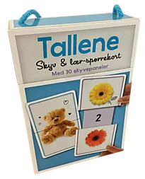 Skyv og lær-kortpakke- Tall
