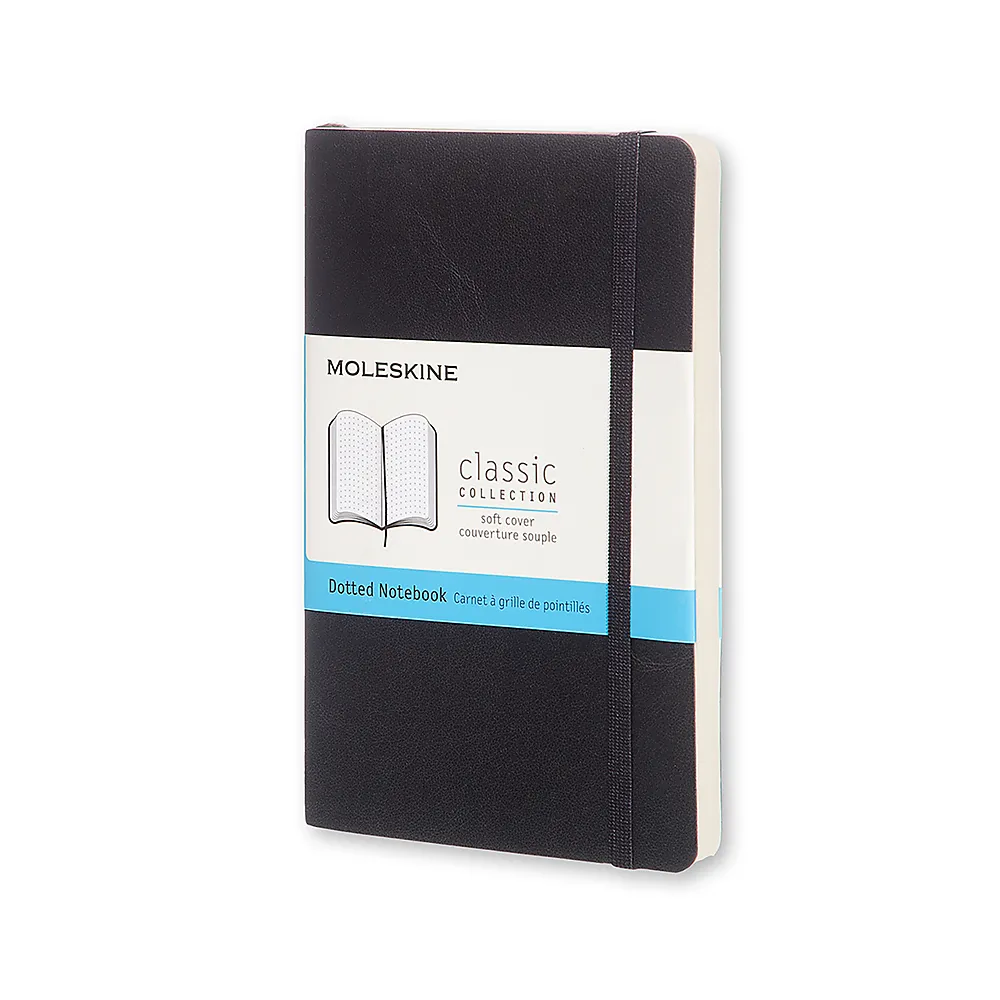 Notatbok Moleskine myk prikket rutenett