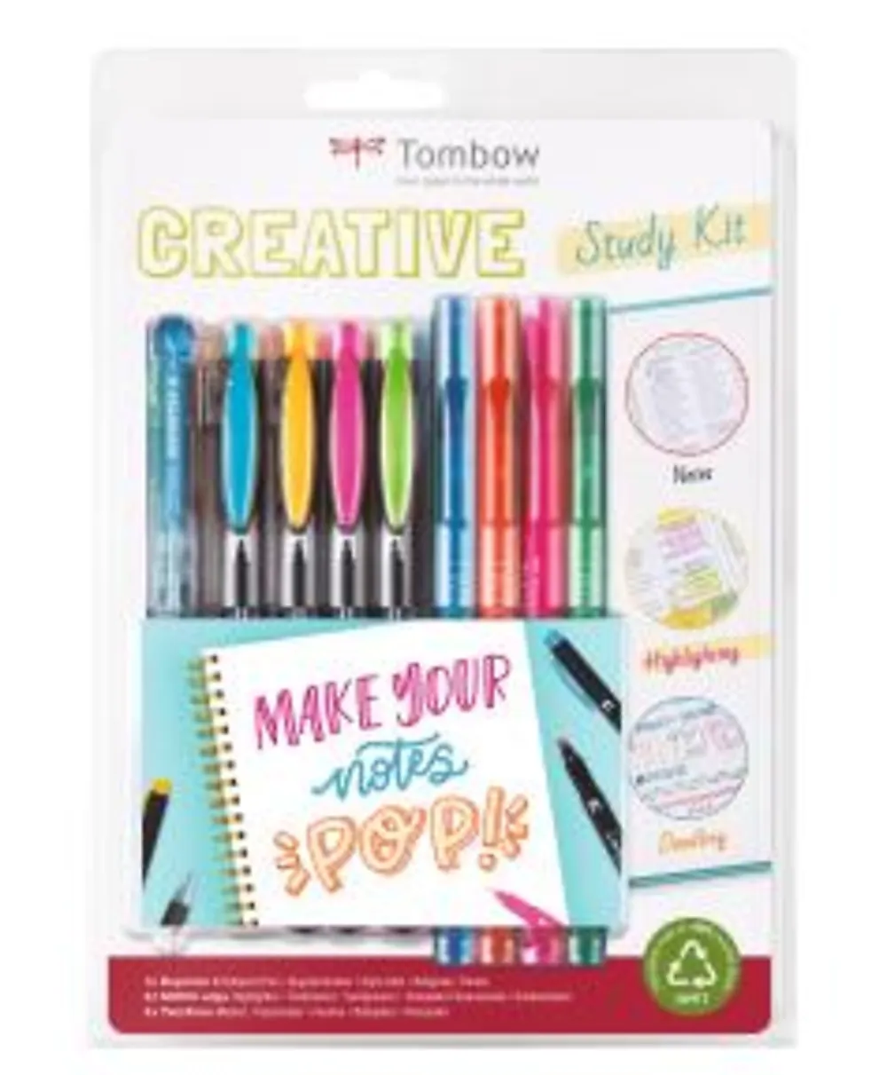 Tusj-/pennesett Tombow 10 pk