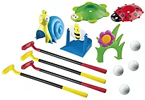 Golf-sett med figurer