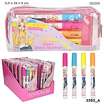 Neon markersett Topmodel 4ass