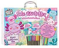 Aktivitetskoffert søte axolotler