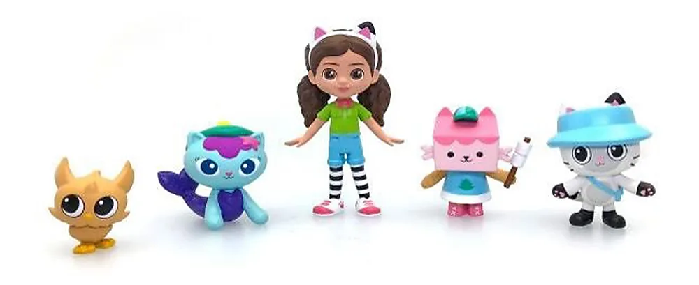 Figurer Gabby's Dollhouse venner camping