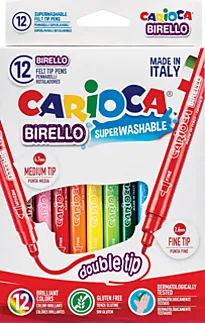 Tusjer Carioca doble spisser 12pk