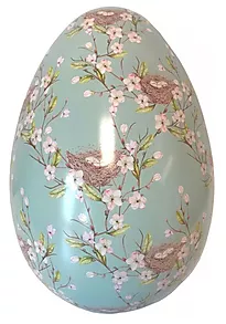 Påskeegg metall epleblomst