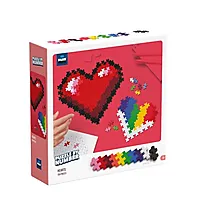 Byggesett Plus-Plus hjerter 250stk