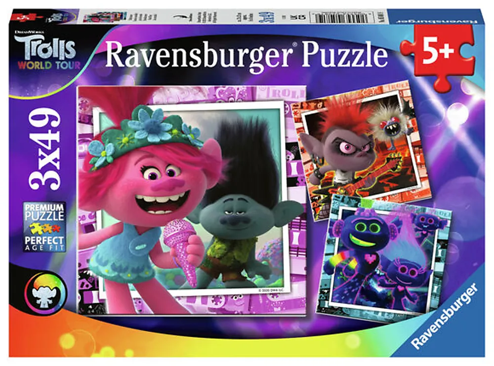 Puslespill 3x49 Trolls 2, verdensturne
