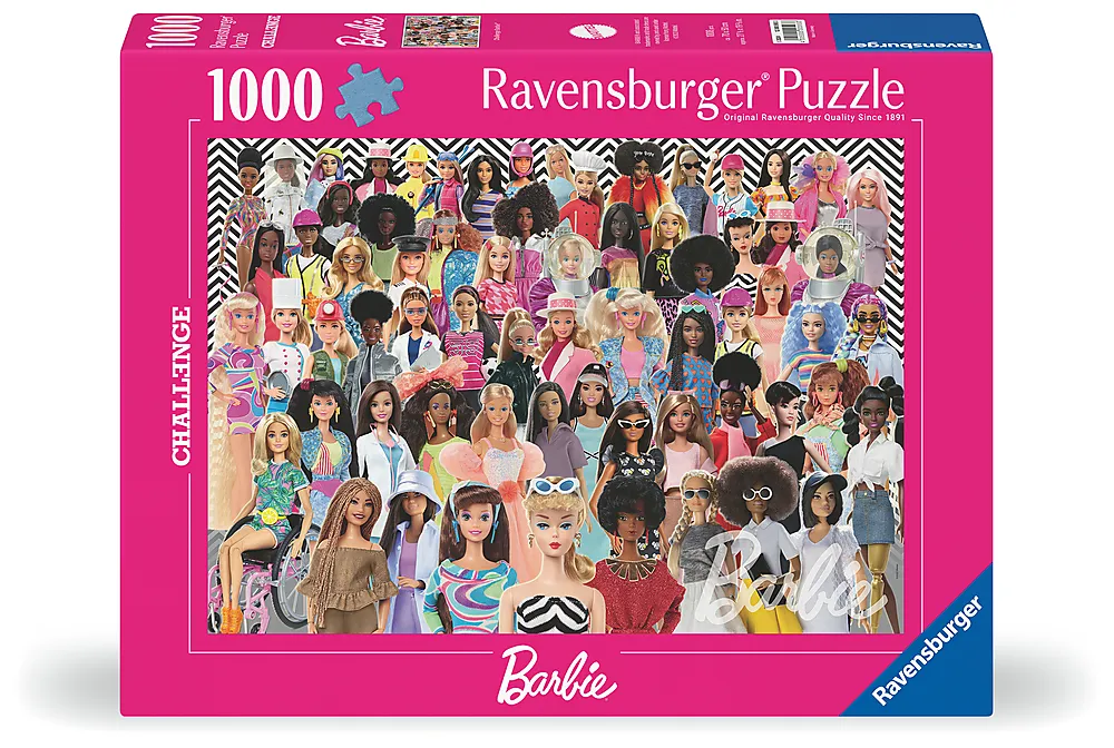 Puslespill 1000 Barbie Challenge