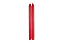 Kronelys 29cm rød
