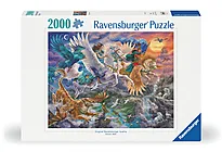 Puslespill 2000 Pegasus og venner