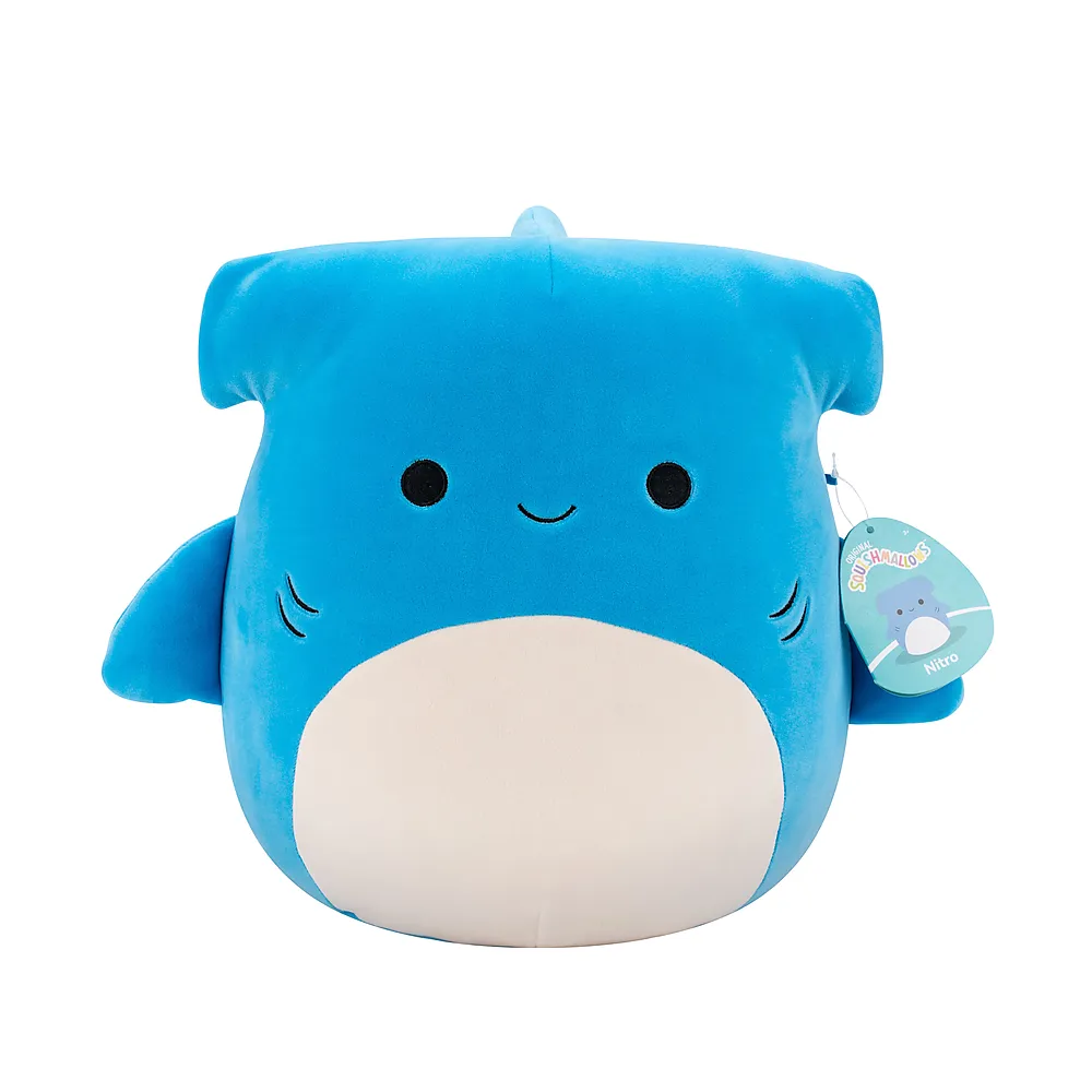 Bamse Squishmallows 30cm Nitro Shark