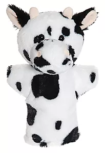 Bamse Teddykompaniet 28 cm hånddukke ku
