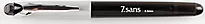 Rollerball 7sans flyt blekk 0,5mm sortb