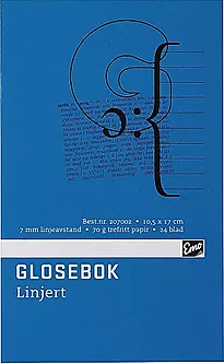 Glosebok EMO 105x170mm 24 blad