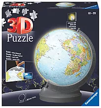 Puslespill 3D 540 Globe med lys