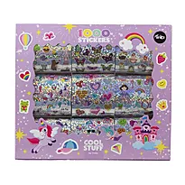 Stickersboks m/1000 stickers rosa