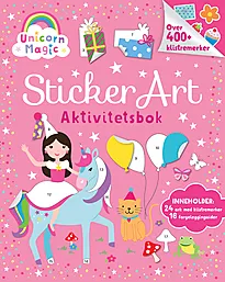 Aktivitetsbok m/400 stikcers rosa